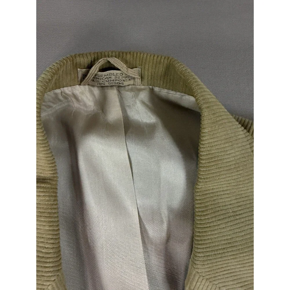 Vintage Austin Manor Sport Coat Blazer Corduroy Jacket Mens 40R